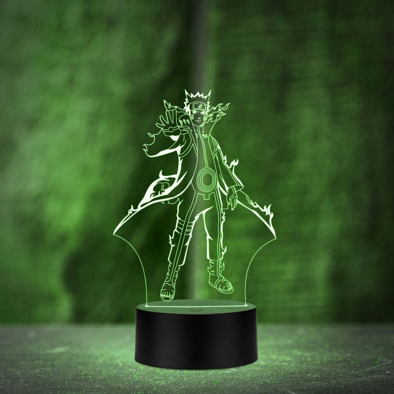 NaturoHokage356 Acrylic led Night lamp with Multicolored Light